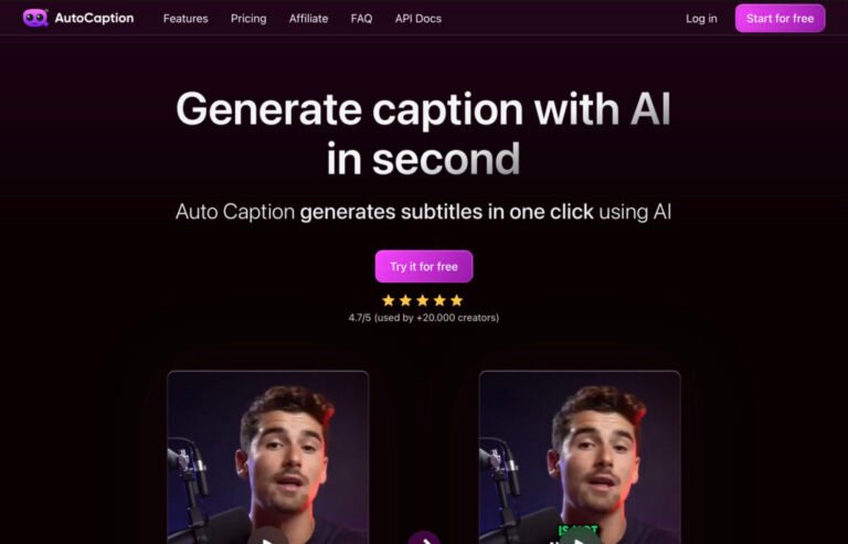 Read more about the article Harness the Power of AI with Auto Caption: A Comprehensive Review